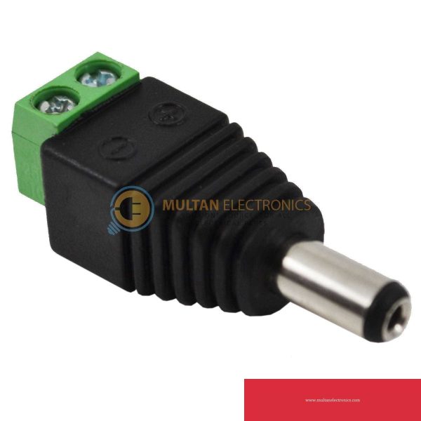 DC Barrel Power Jack Adapter Connector Screw Terminal Male + Female