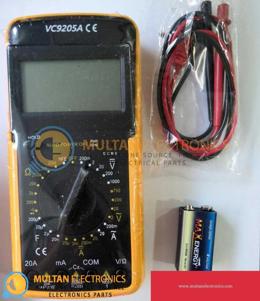 Digital Multimeter VC9205A MULTAN ELECTRONICS