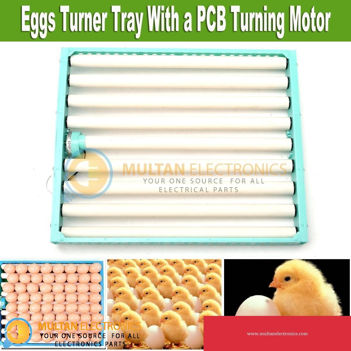 70-80 Eggs Automatic Poultry Hatch Chicken Quail Duck Incubator Turner