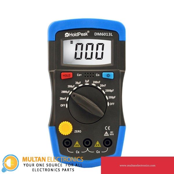 DM6013L Handheld capacimetro Digital Capacitor Tester Capacitance Meter 1999 counts electronic diagnostic-tool w/ LCD Backlight