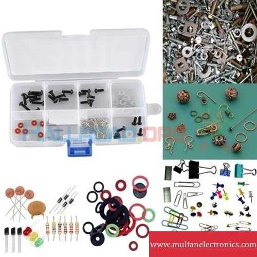 8 Grid Electronic Component Organizer Storage Box | MULTAN ...