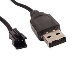 3.6V 250mA USB Charger Cable with SM-2P Plug for 3.6V Nicd NiMH