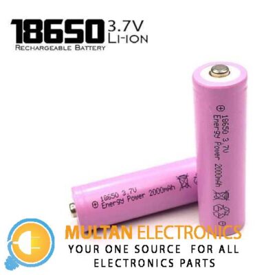 2000mah 18650 Rechargeable Battery