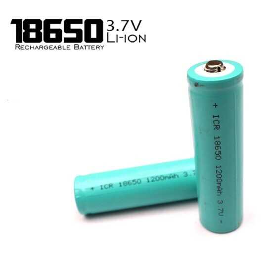 18650 Rechargeable Battery Cell 3.7V 1200 mAH Li-ion