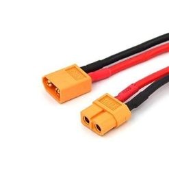 XT60 Male-Female Connector  16 AWG Silicon Wire 10cm is useful while connecting your battery and ESC. These are widely used Li-PO battery connectors