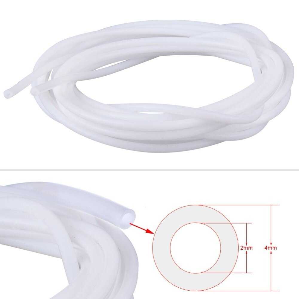 PTFE Teflon tubing 5ft- 2mm ID X 4mm OD for 1.75 Filament Bowden 3D Printer  -Allen Tech PTFE Teflon Tube
