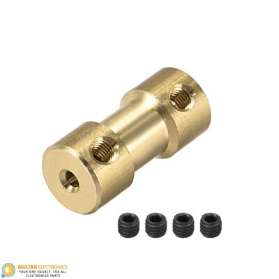 2mm Bore brass coupling