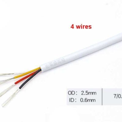 Small Multi-Core Wire 4 Core Signal Copper Wire 30AWG PVC Sheathed Cable Non-Printing Wire