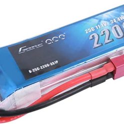 Gens ace 2200mAh 3S 11.1V 25C Lipo Battery Pack for RC Car Boat Truck Heli Airplane