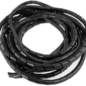 10 Meters 9mm Flexible Wire Spiral Wrap Cable Sleeve Sleeving Tube