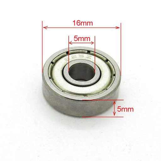 Rillenkugellager 625ZZ 4 Stück - 5x16x5mm Abgeschirmt Für Motoren & Räder